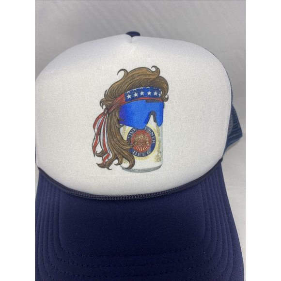 Miller Beer Trucker Hat Mesh Hat snapback hat adjustable - Picture 5 of 5